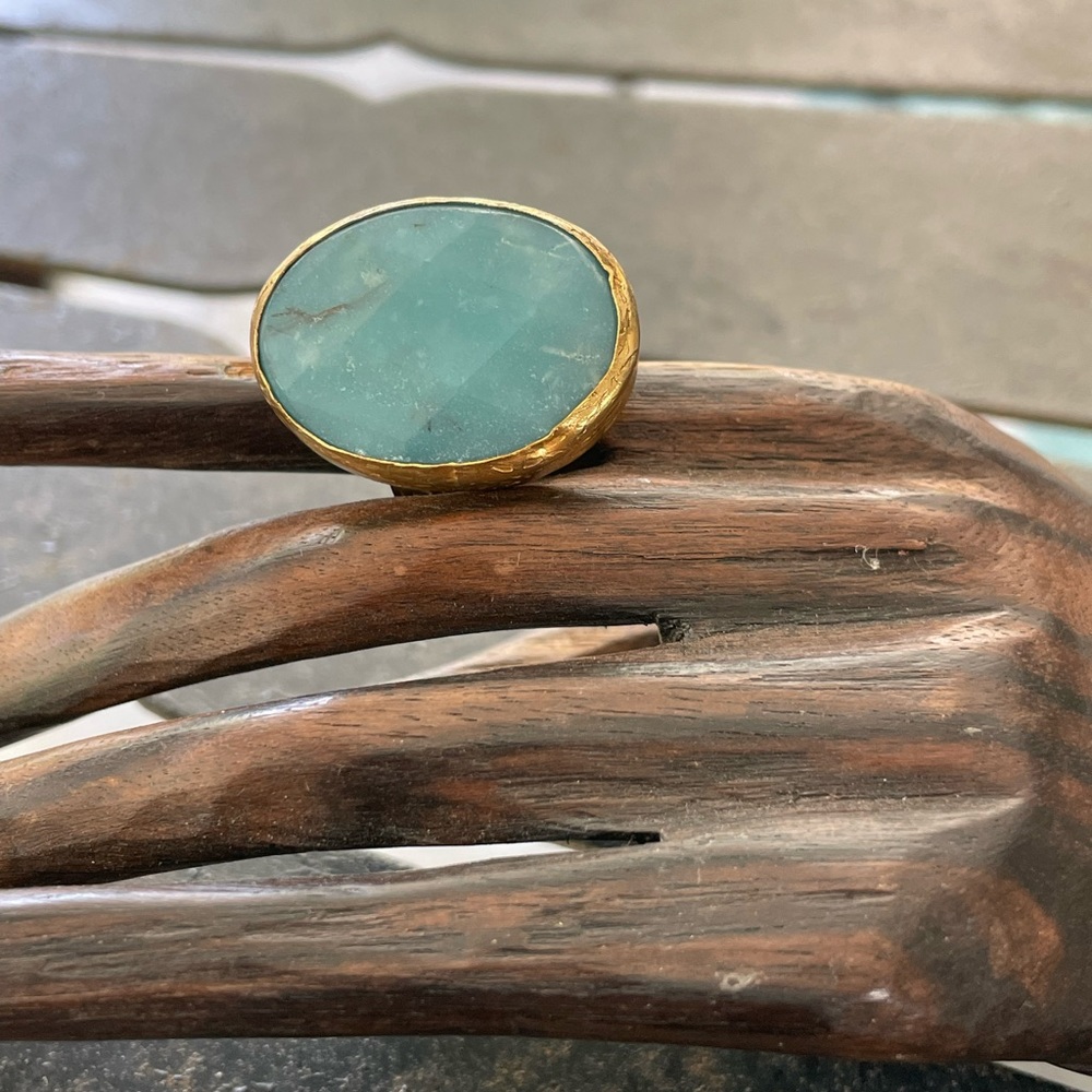 Turquoise Ring Boho Chic - image 5